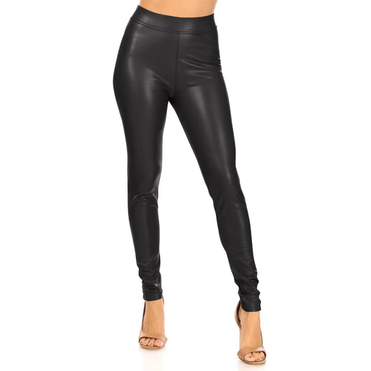 Faux Leather Legging Pants