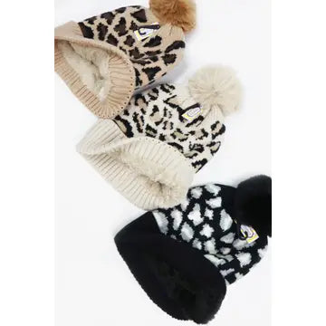 Leopard Print Beanie