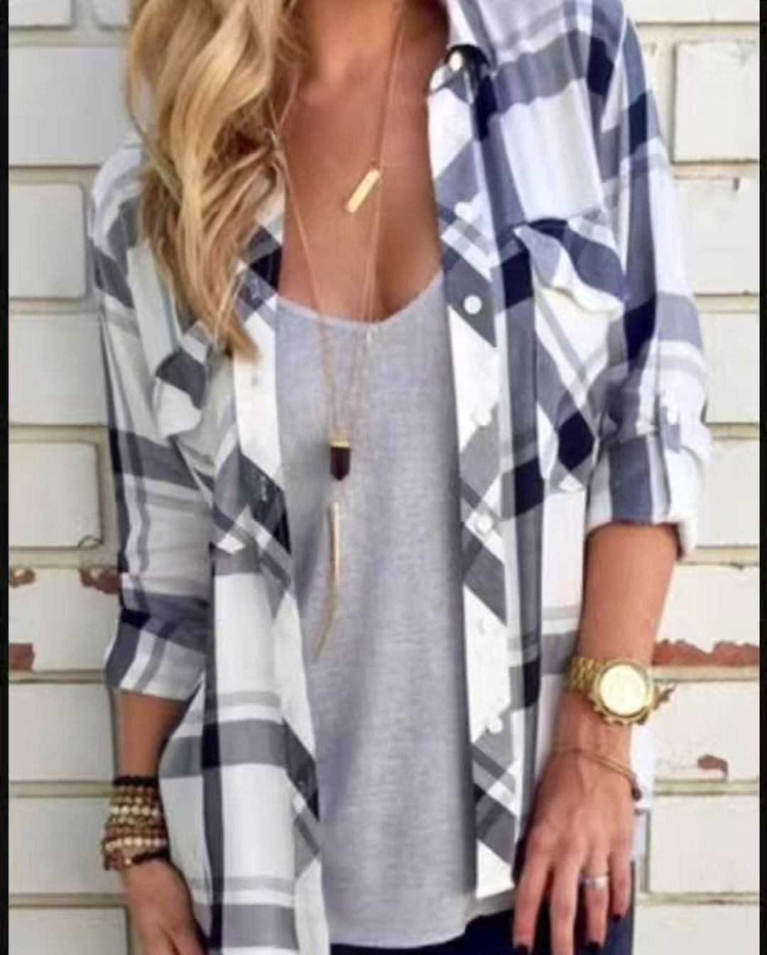 Plaid Button Up